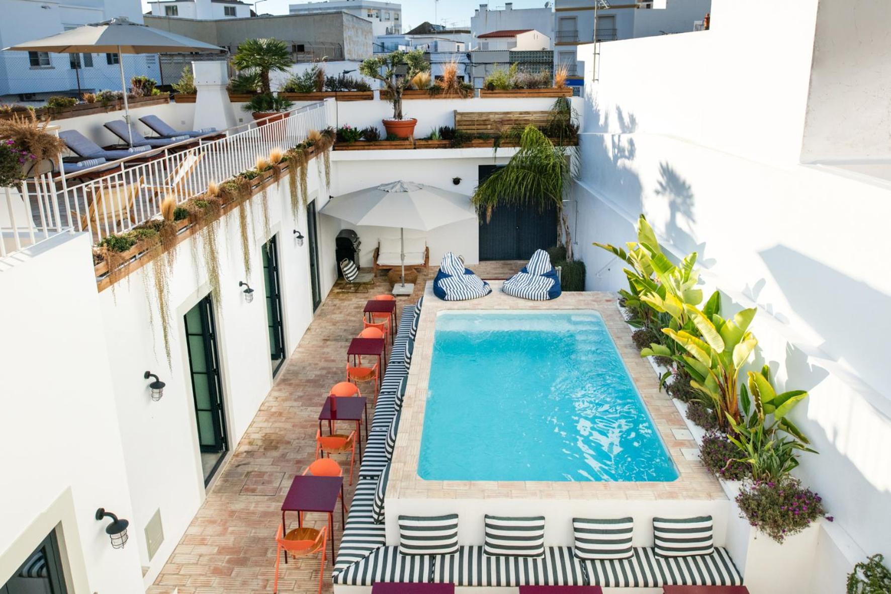 Casa Rosa Villa With Pool In Olhao Centre Kültér fotó